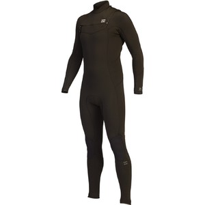 2022 Billabong Mens Absolute 3/2mm Chest Zip GBS Wetsuit ABYW100102 - Black Hash